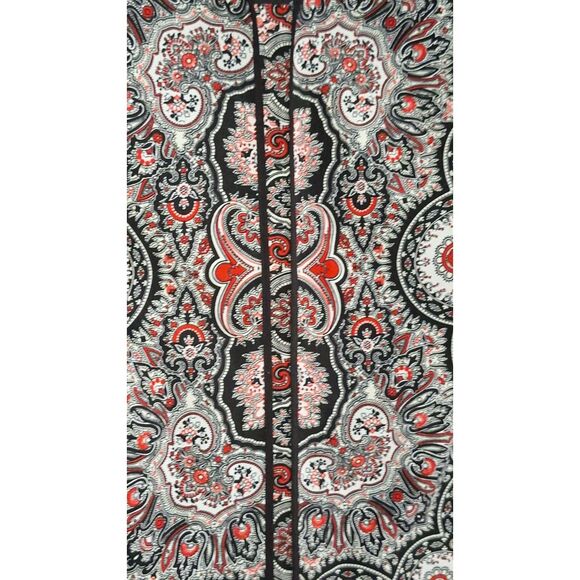 A Talbots Women's Top Sleeveless Bohemian Eastern Gypsy Office Siren M - Picture 4 of 9